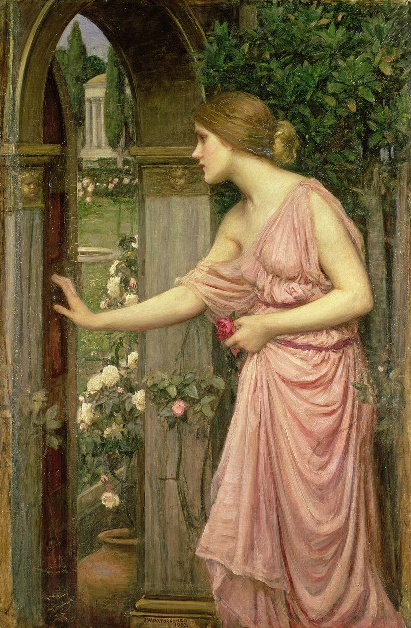 John William Waterhouse - Psyche entering Cupids Garden 1903